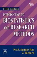Introduction to Biostatistics and Research Methods 8120345207 Book Cover