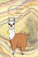 Agenda Lama: Agenda universel avec couverture et intérieur Lama - 56 semaines avec des pages supplémentaires à découvrir (15 x 23 cm) - N°1 (Mon Agenda Perpétuel Lama) 179061046X Book Cover