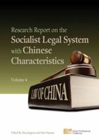 Research Report on the Socialist Legal System with Chinese Characteristics 9814339598 Book Cover