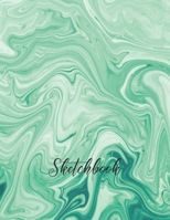 Sketchbook: Large 8.5"x11" for Drawing, Sketch, Painting, Watercolor, Creation: 110 pages. Notebook and Sketchbook for Artist, Pencil, Markers, Paint. ( Abstract Art Painting Cover ) 1655025333 Book Cover