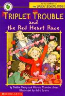 Triplet Trouble and the Red Heart Race (Triplet Trouble) 0590581066 Book Cover