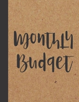 Monthly Budget: Notebook to Track Household Budget, Income & Expenses, Family Finances. Monthly Budget Planner Workbook with Detailed Worksheets for ... and More. A Must Have for the FIRE Community 1694812200 Book Cover