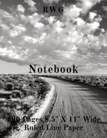 Notebook: 100 Pages 8.5 X 11 Wide Ruled Line Paper 1794820906 Book Cover