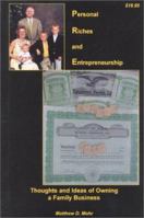 Personal Riches & Entrepreneurship 0970925107 Book Cover