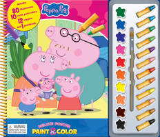 Hasbro Peppa Pig # 2 Deluxe Poster Paint & Color