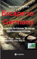 Escape to Germany: Escape into Unknown "My Journey From Afghanistan to Europe, 3384618661 Book Cover