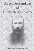 Direct Descendants of Henry Berry Lowery 1329742516 Book Cover