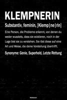 Klempnerin Notizbuch: Klempnerin Journal DIN A5 liniert 120 Seiten Geschenk 1712871617 Book Cover