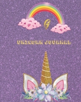 Unicorn Journal G: An activity book for writing and drawing for girls with your favorite character 1691731412 Book Cover