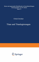 Titan Und Titanlegierungen 3642805884 Book Cover