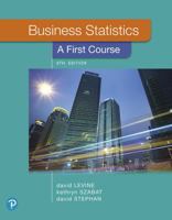 Business Statistics: A First Course, Loose-Leaf Edition 0135179769 Book Cover