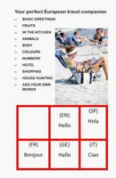 Languages 4 in 1: Your perfect companion while travelling in Europe 1729242839 Book Cover