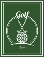 Golf notes: Cahier de notes A4 sp�cial Golfeur 1713233185 Book Cover