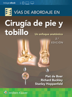 Vías de abordaje de cirugía de pie y tobillo. Un enfoque anatómico 8419284890 Book Cover