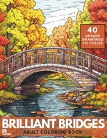 Brilliant Bridges Coloring Book: An Amazing Set of 40 Varied Bridges for Adults and Teens B0C6BMJ7XJ Book Cover