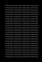 I love you: Déclarez votre amour avec ce joli carnet de notes – La Saint-Valentin, ou tout autre jour...chaque journée est une occasion de rappeler à ... à quel point vous l’aimez. (French Edition) 1659537118 Book Cover