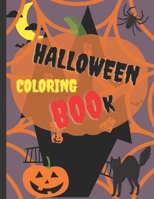 Halloween Coloring Book: Halloween Coloring Book/ 30 different drawings to color including mummy, witches, monsters, haunted houses and a lot m B08GFPMFBX Book Cover