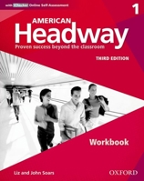 American Headway Third Edition: Level 1 Workbook: With Ichecker Pack 0194725693 Book Cover