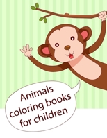 Animals coloring books for children: Stress Relieving Animal Designs 1709913118 Book Cover