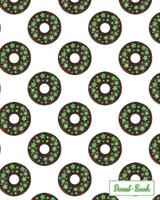 Donut-Book: chocolate donut print cover 1097372502 Book Cover