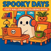 Spooky Days: Cozy Halloween Coloring Book for Adults and Teens:40 Fun & Relaxing Halloween Coloring Image with Cute Ghosts, Pumpkins, Cozy Scenes & Spooky Vibes Perfect Holiday Gift B0FPDF9KR6 Book Cover