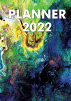 Kalender 2022 A5 - Schöner Terminplaner 1 Taschenkalender 2022 I Planner 2022 A5 334747368X Book Cover