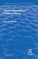 Revival: The Development of Political Theory (1939) 1138552550 Book Cover
