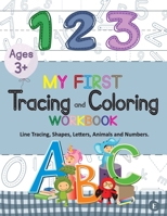 My First Tracing and Coloring Workbook B08NDT5NP4 Book Cover