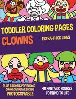 Toddler Coloring Pages (Clowns) 1800272146 Book Cover