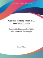 General History From B.C. 800 To A.D. 1876: Outlined In Diagrams And Tables With Index And Genealogies 1432548670 Book Cover