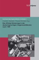 Das Prinzip Erinnerung in Der Deutschsprachigen Gegenwartsliteratur Nach 1989 3899717384 Book Cover