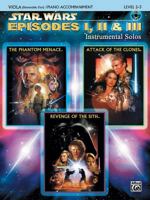 Star Wars Episodes I, II & III Instrumental Solos Book & CD (Violin & Piano Acc.) 0757941532 Book Cover