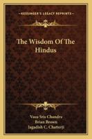 The Wisdom Of The Hindus 0766169928 Book Cover