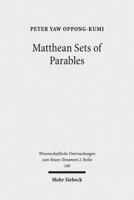 Matthean Sets of Parables 316151730X Book Cover