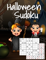 Halloween Sudoku: Kids Puzzle Book For Halloween With Answers - Easy To Medium Hard Puzzles For The Whole Family - Perfect For Long Car Drives, ... - 8.5"x11", 160 Page With Haunted House Print 3749766061 Book Cover