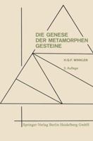 Die Genese Der Metamorphen Gesteine 3662275422 Book Cover