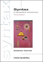Syntax: A Generative Introduction 1405133848 Book Cover