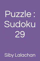 Puzzle : Sudoku 29 B0BJ4PJHT5 Book Cover