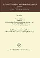 Die Erfassung Von Wertzuwachsen Im Rahmen Der Einkommens- Und Ertragsbesteuerung 3531023322 Book Cover