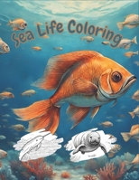 Sea Life Coloring Book B0CN3MDNC2 Book Cover