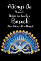 Always Be Yourself Unless You Can Be a Peacock Then Always Be a Peacock: Peacock Notebook Journal for Girls, Happy Birthday Gift for Children, Birthday Peacock Journal for Kids, Gifts for Bird Lovers 1706123582 Book Cover