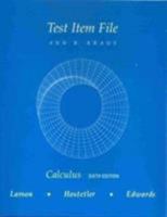 Test Item File Calculus 0395887720 Book Cover