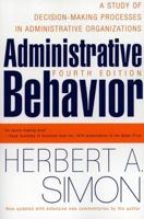 Administrative Behavior 0684835827 Book Cover