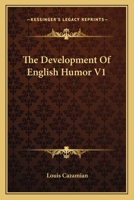 The Development Of English Humor Part One 1162792981 Book Cover