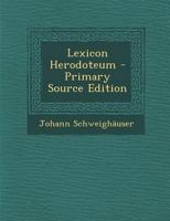 Lexicon Herodoteum 1294836625 Book Cover
