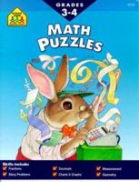 Math Puzzles, Grades 3-4 0887437427 Book Cover