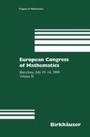 European Congress of Mathematics: Barcelona, July 10 14, 2000, Volume I 3034894961 Book Cover