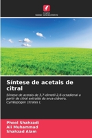 Síntese de acetais de citral (Portuguese Edition) 6630087151 Book Cover