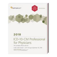 ICD-10-CM Professional for Physicians 2018 (Softbound) With Guidelines 1622543955 Book Cover