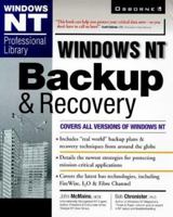 Windows Nt Backup & Recovery (Windows Nt Professional Library) 0078823633 Book Cover